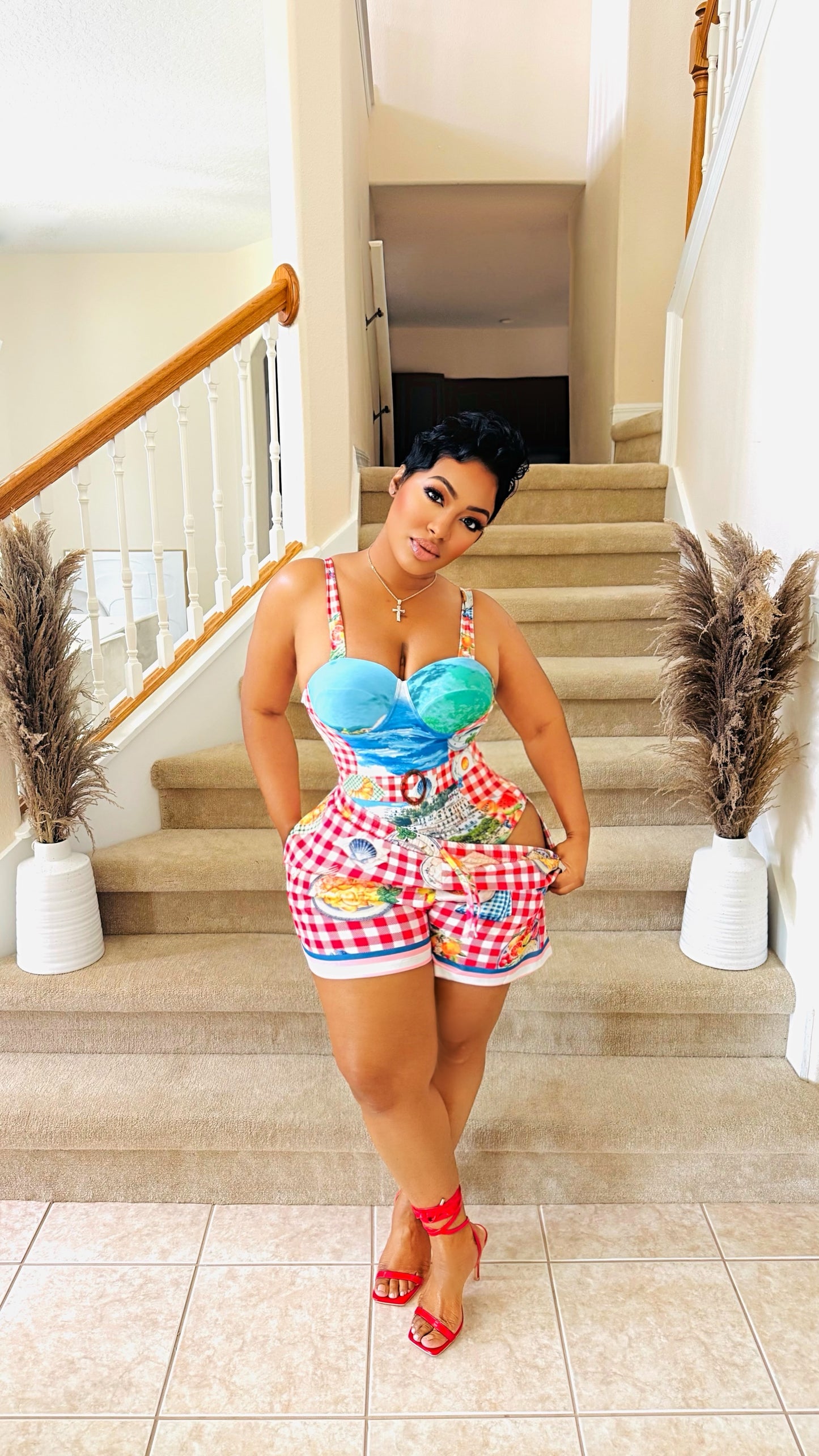 Island Picnic Swim Suit