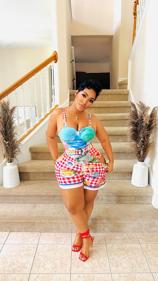 Island Picnic Swim Suit