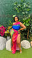 Candy Stripe Maxi Dress