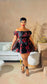Floral Organza Mini Dress