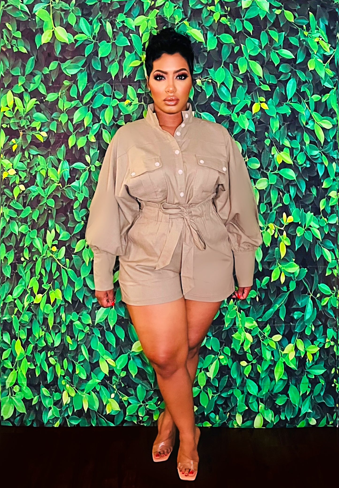 Gina PaperBag Short Set