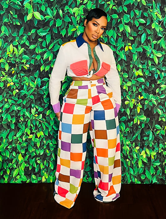 Boxed In Pant Set