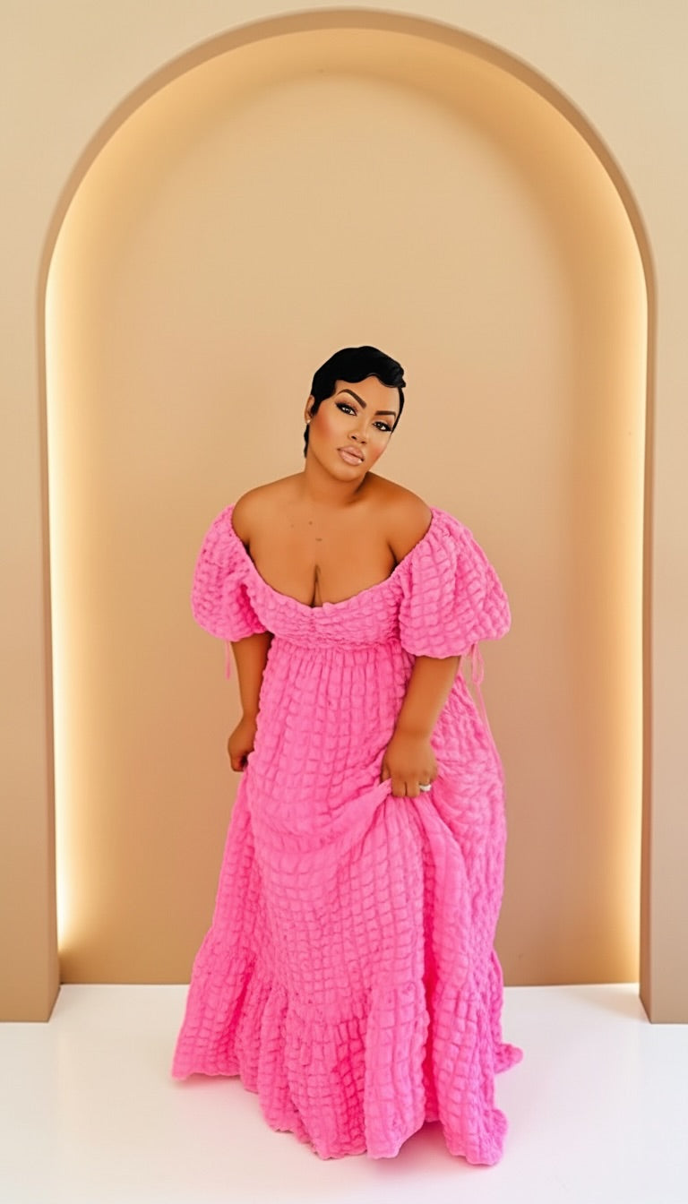 Bubble Yum Midi Dress