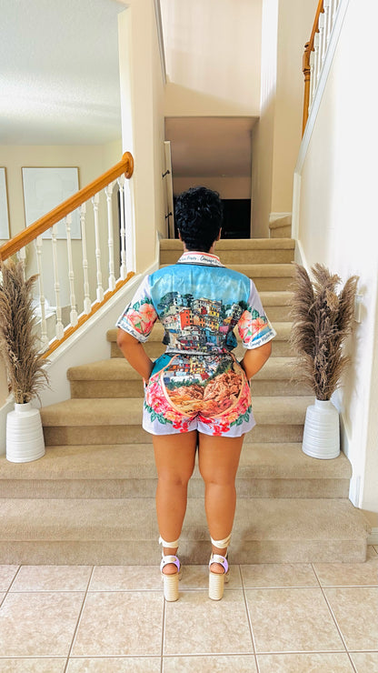 Floral City Short Set
