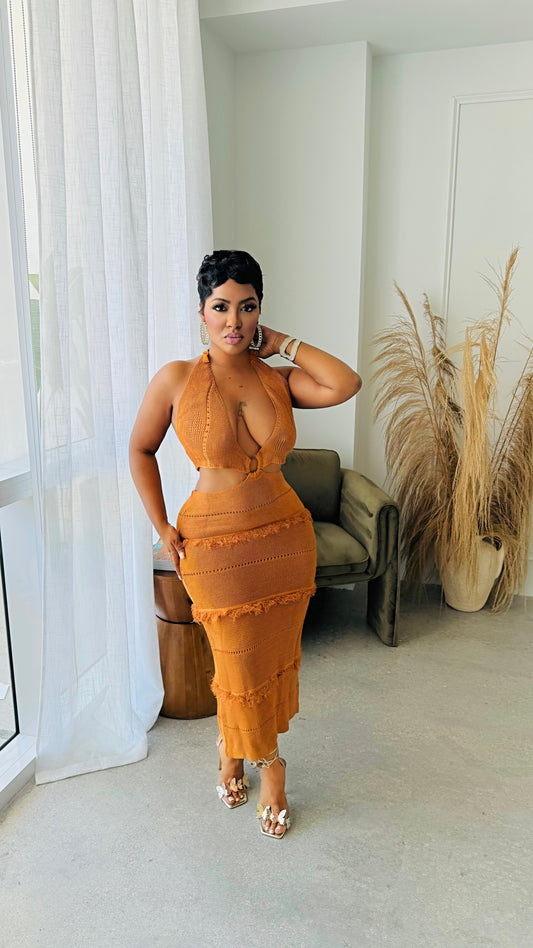 Rustic Scene Coverup Dress