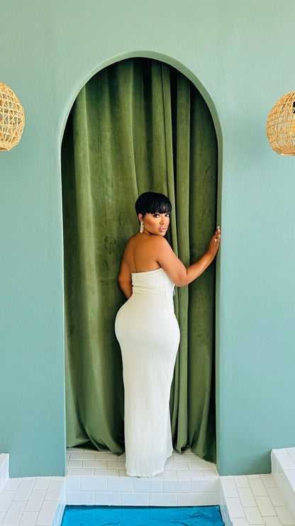 Hourglass Guaze Tube Dress