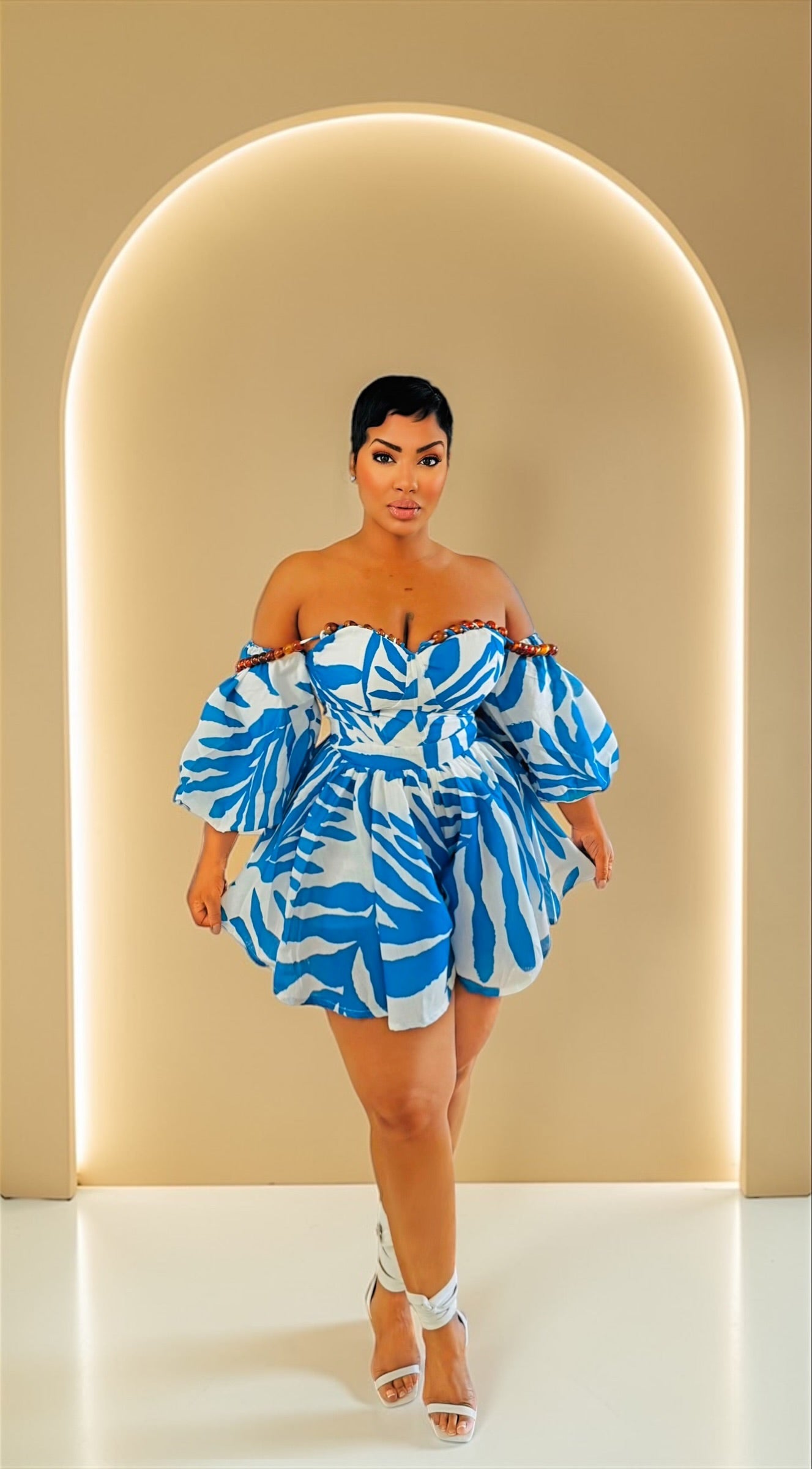 Majestic Beaded Romper