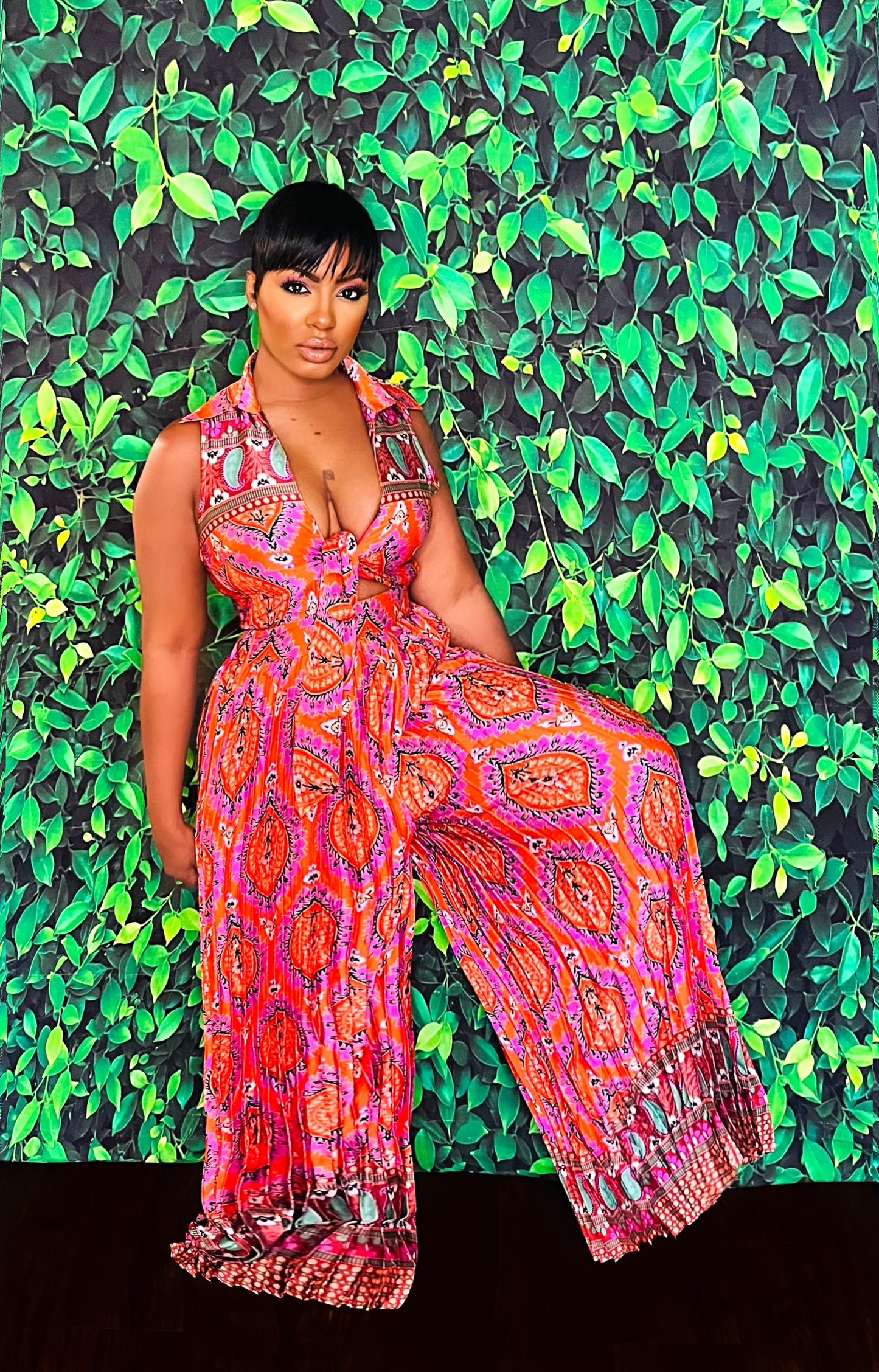 Pink Majestic Jumpsuit