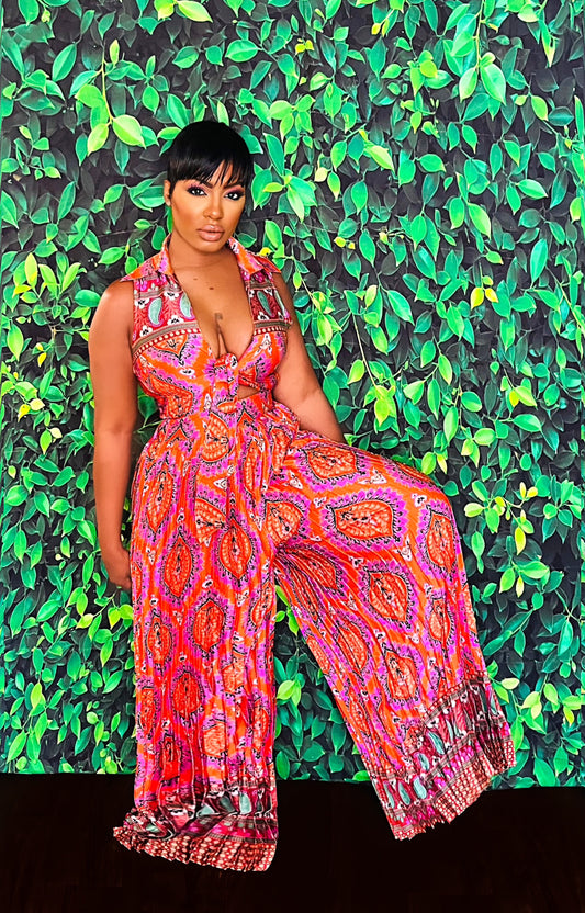 Pink Majestic Jumpsuit