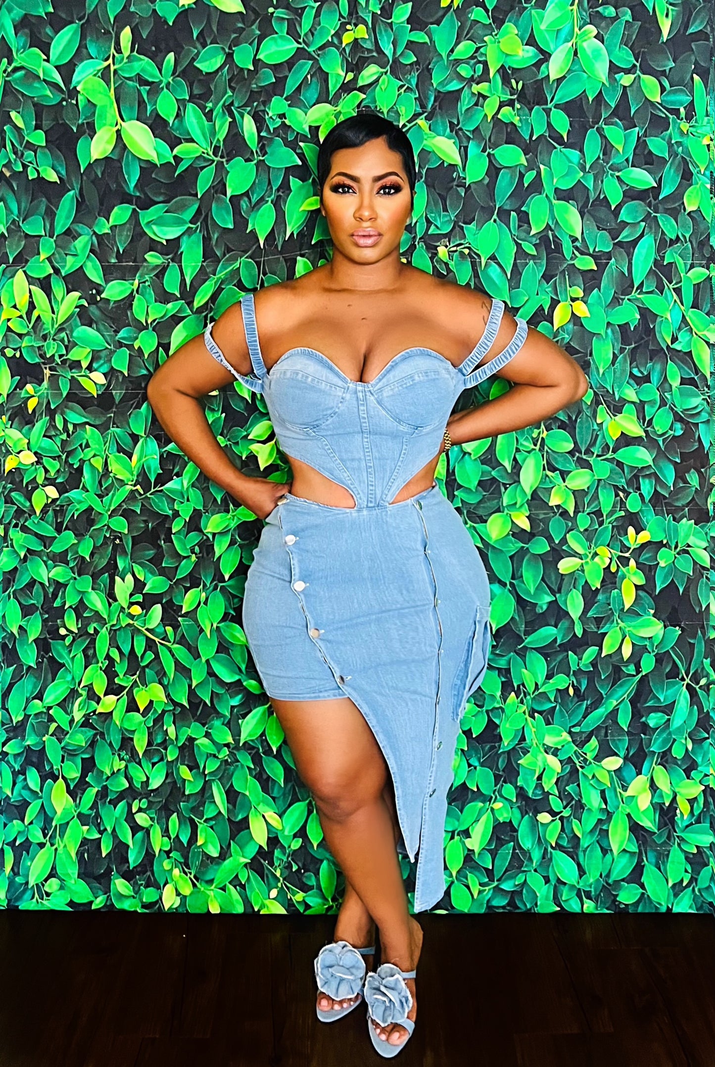 Shannon Cargo Denim Dress