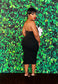 3D Flora Pencil Dress