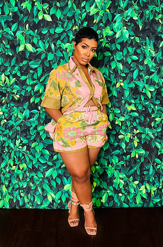 Olive Branch Short Set
