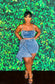 Denim Babe Skirt Set