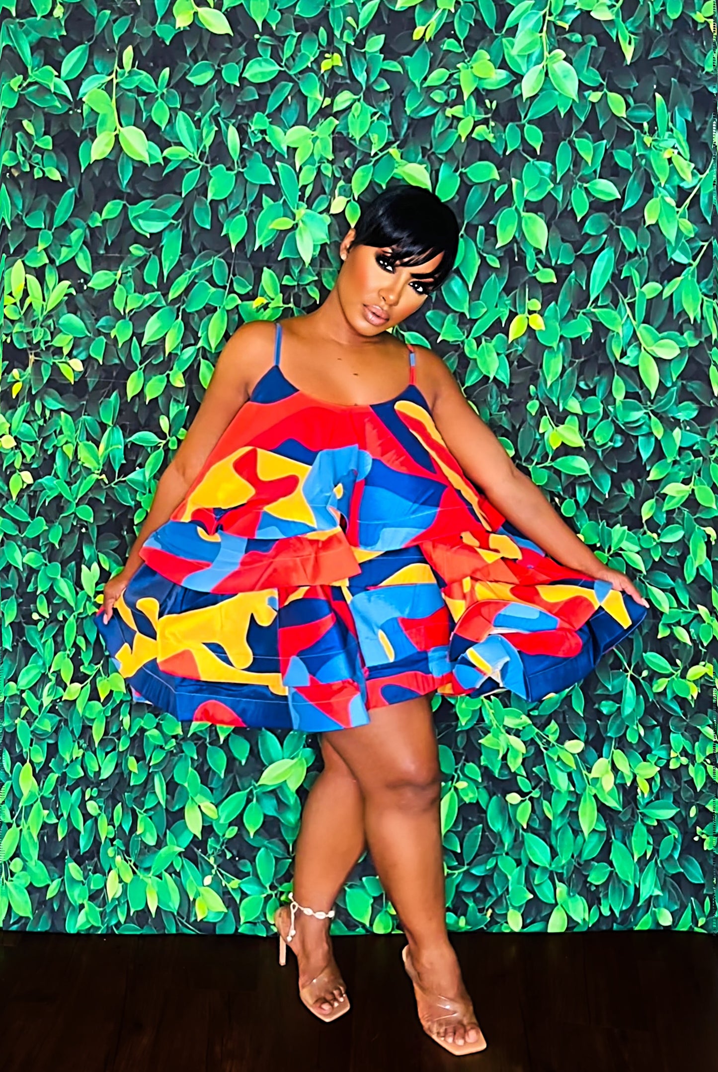Color Infused Tent Dress