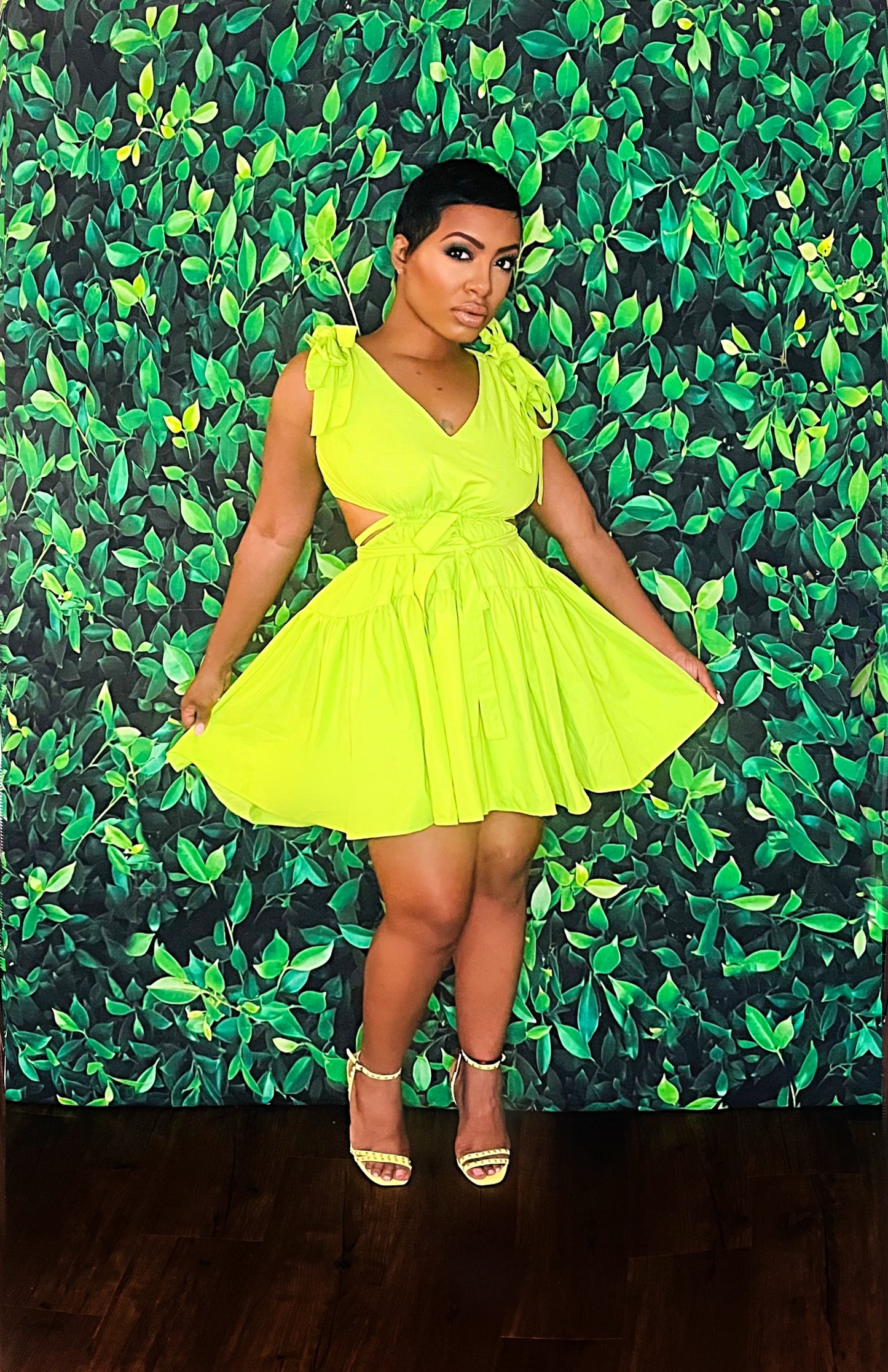 Samantha Strap Skater Dress