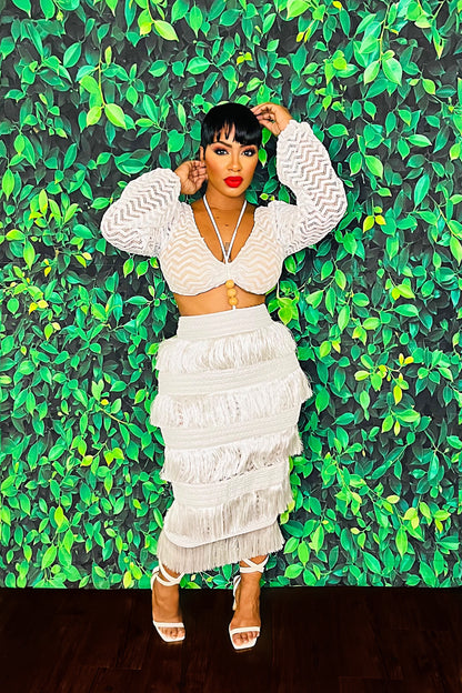 Creme De La Creme Skirt Set