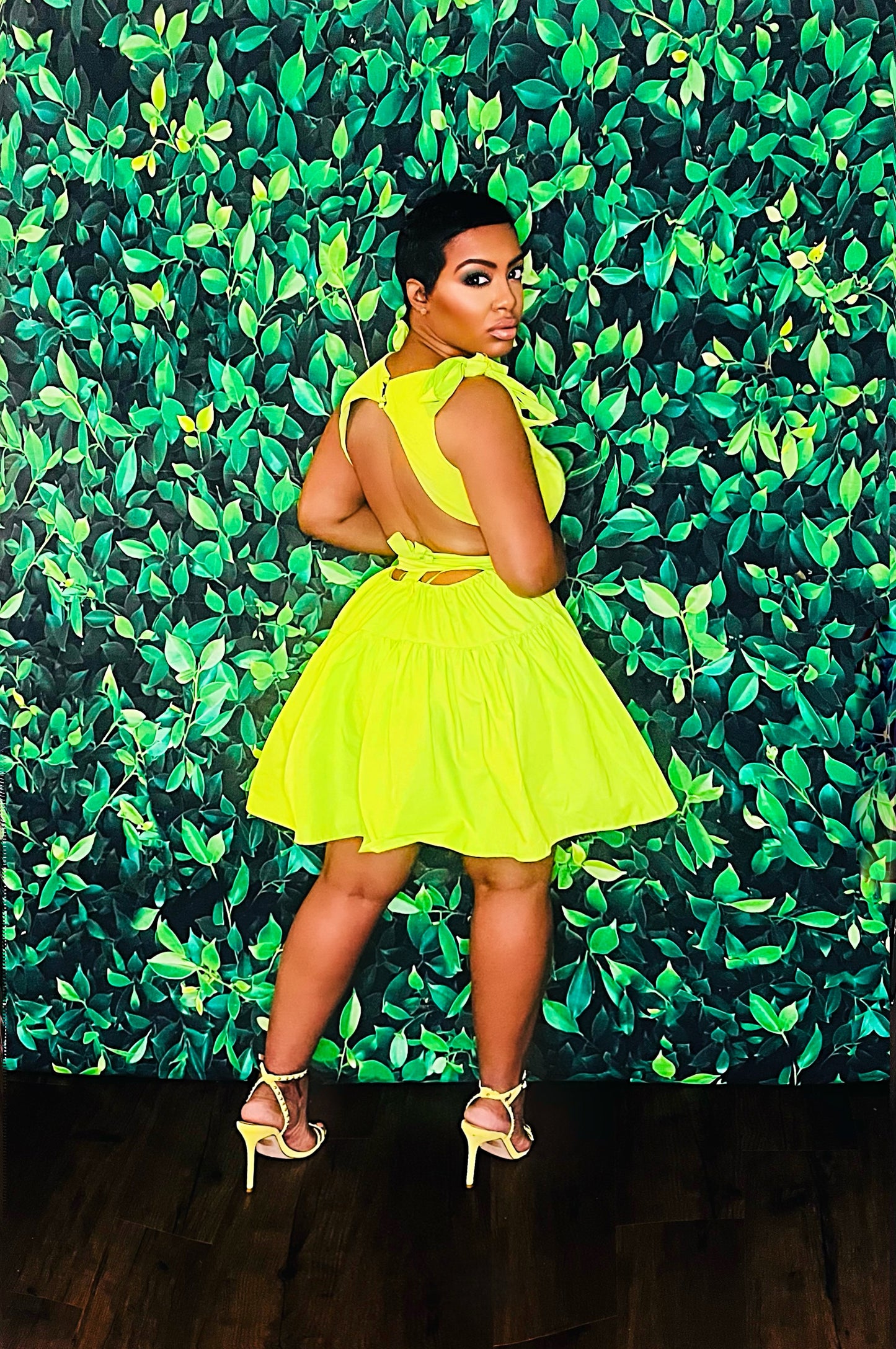 Samantha Strap Skater Dress