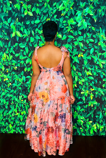 Flower Galore Midi Dress