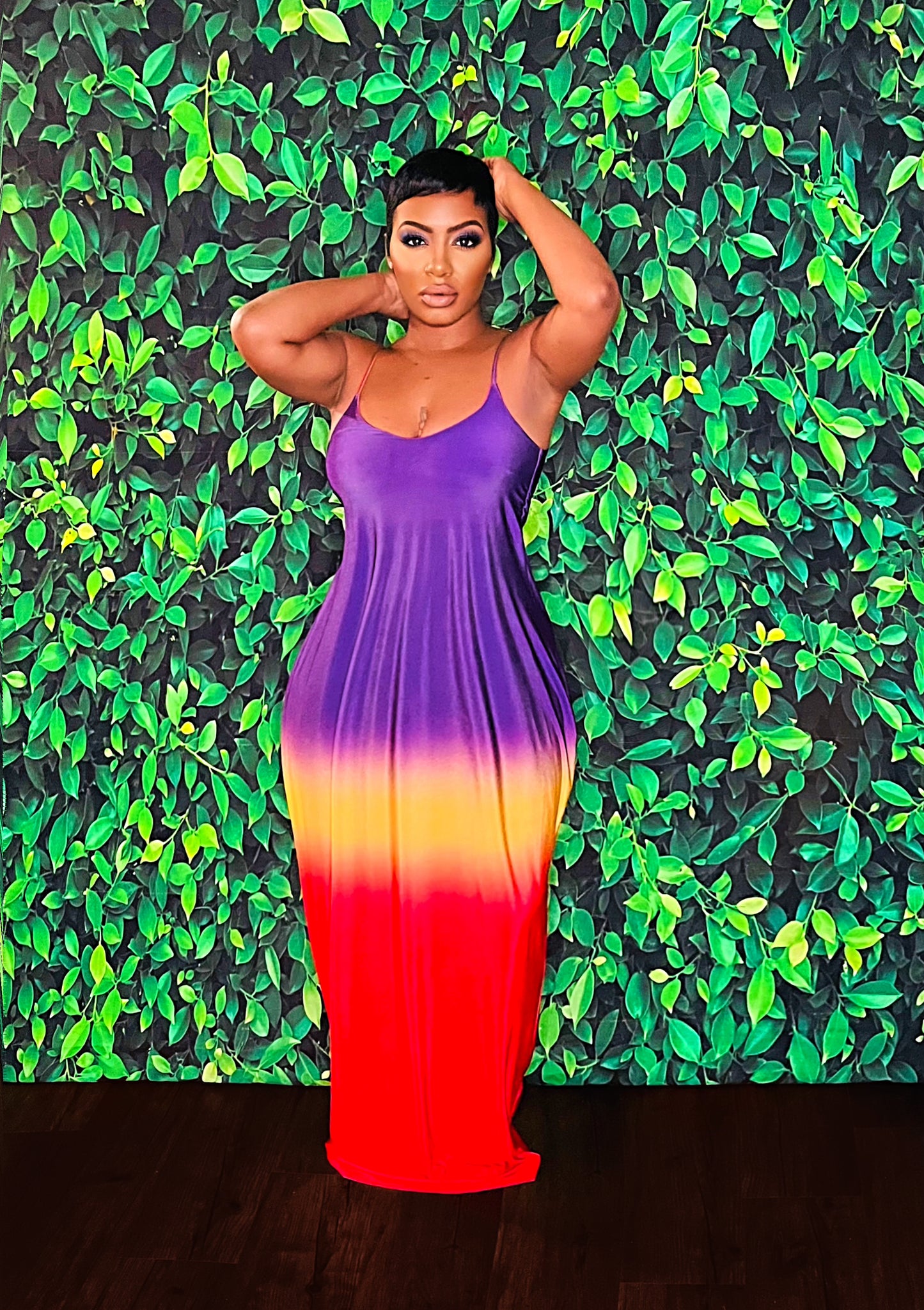 Faded Horizon Maxi Dress