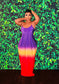 Faded Horizon Maxi Dress