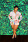 Floral Patched Short Set