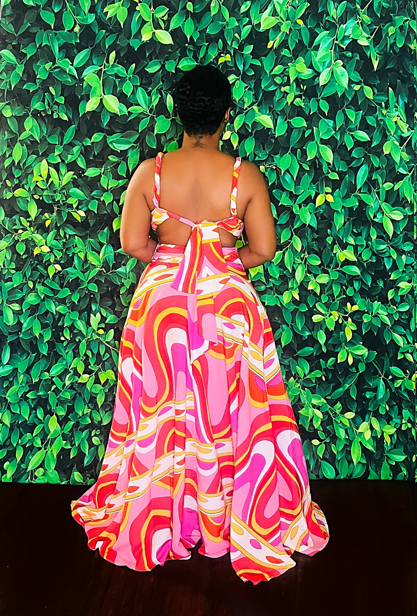 Swirled In Maxi Dress