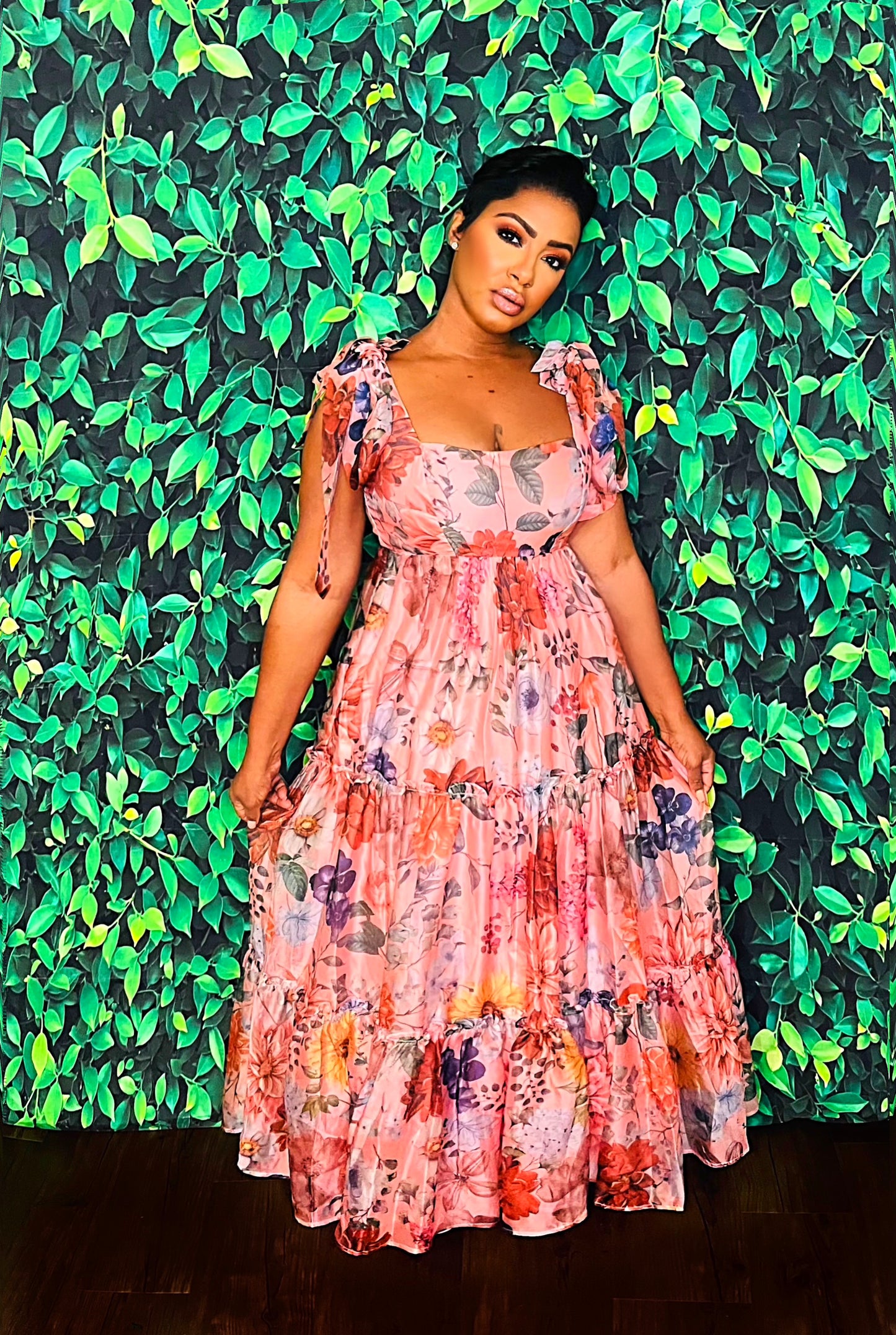 Flower Galore Midi Dress