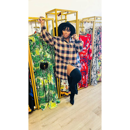 Cali Girl Shirt Dress