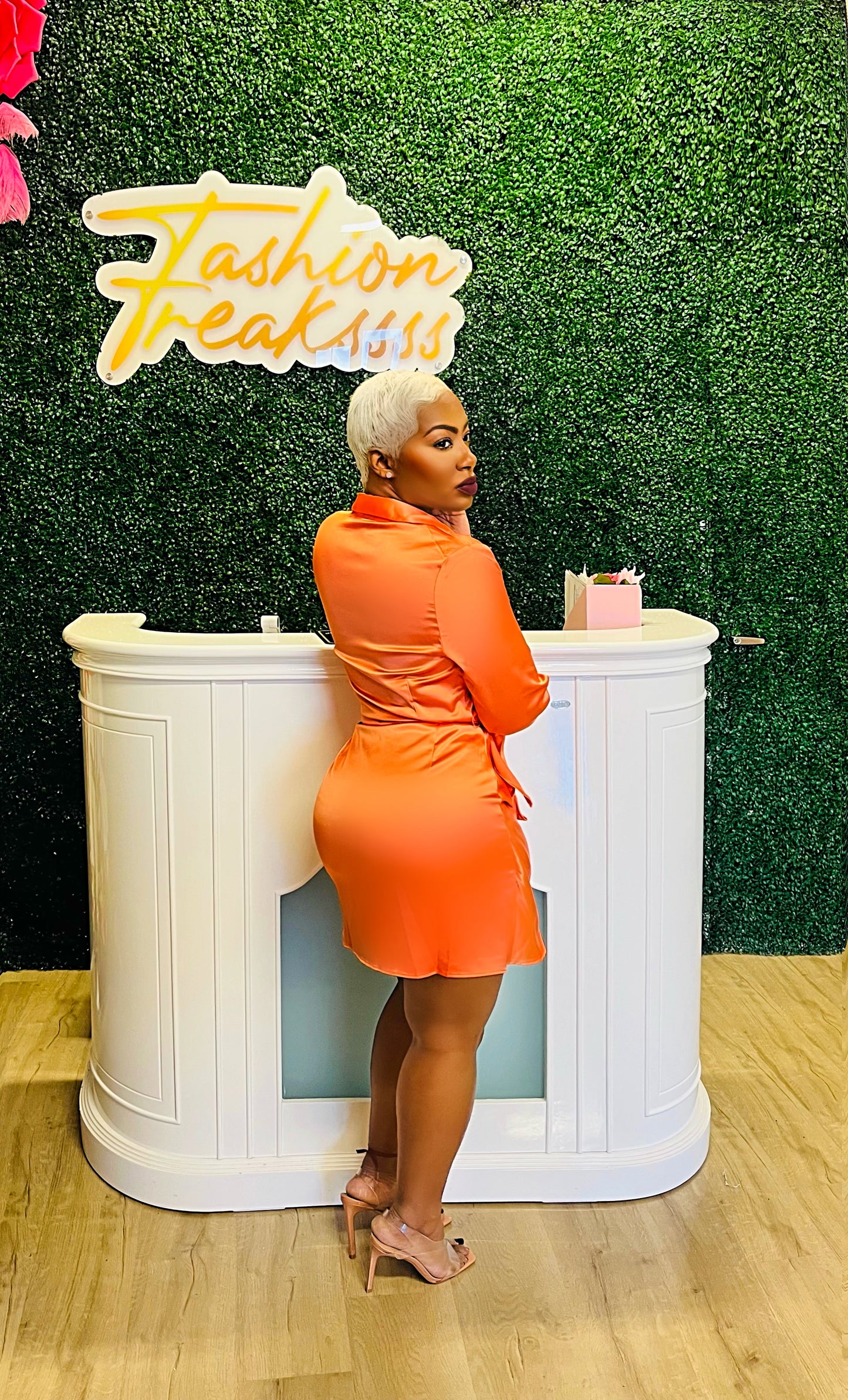 Wrap Me In Silk Dress