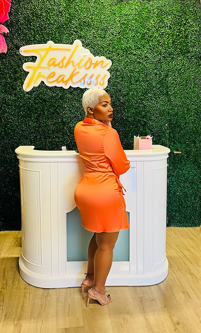 Wrap Me In Silk Dress