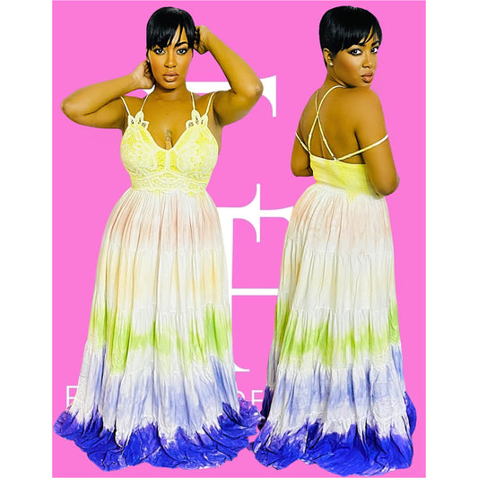 Colorful Memories Maxi Dress