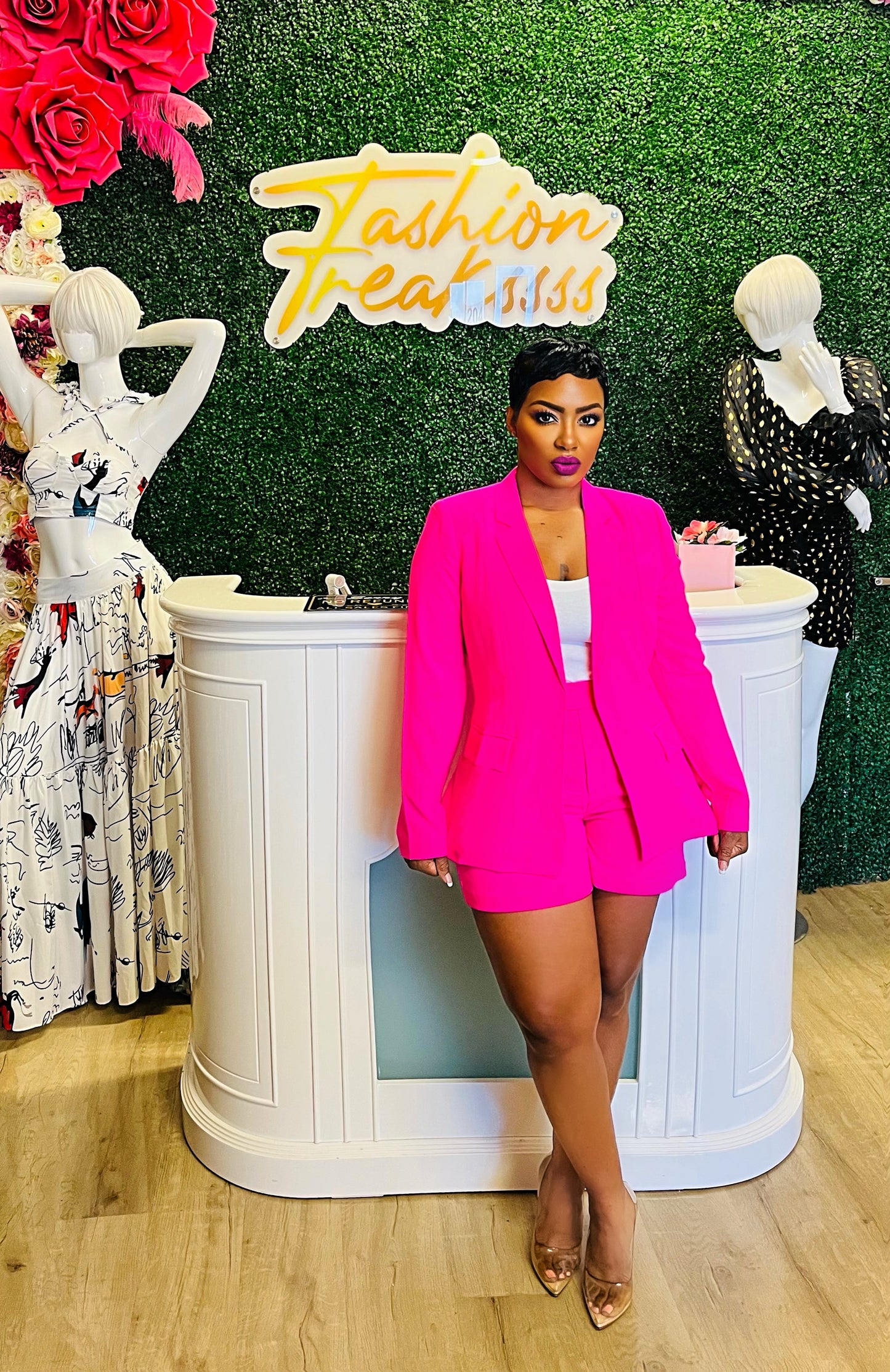 Neon Delight Short Set