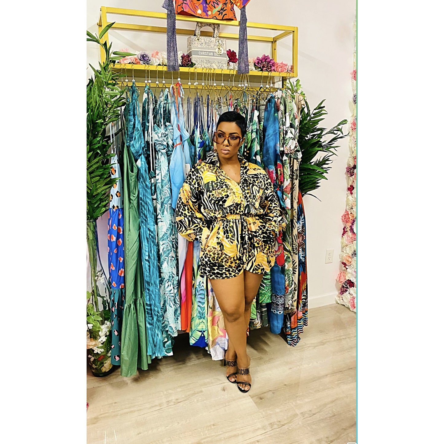 Danger Zone Romper (Small- 3X)