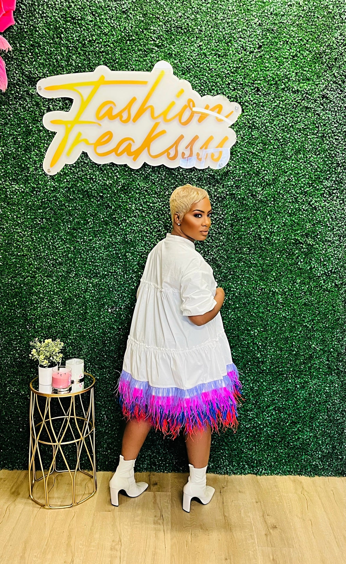 Beauty & Feathers Babydoll Dress