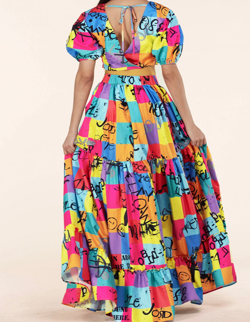 Ms Masterpiece Skirt Set