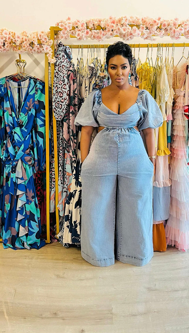 Denim Affair Jumpsuit