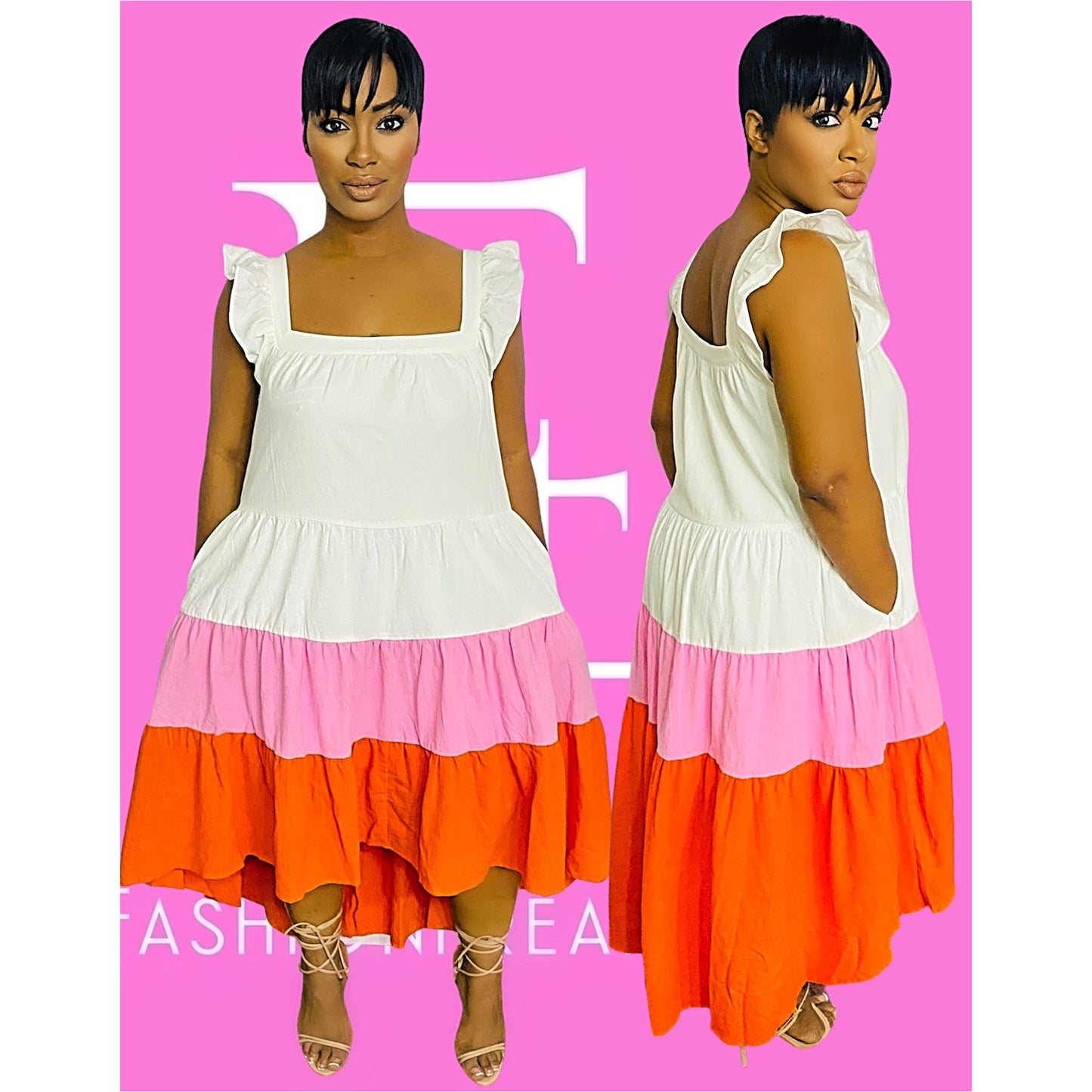 Melissa High Low Dress