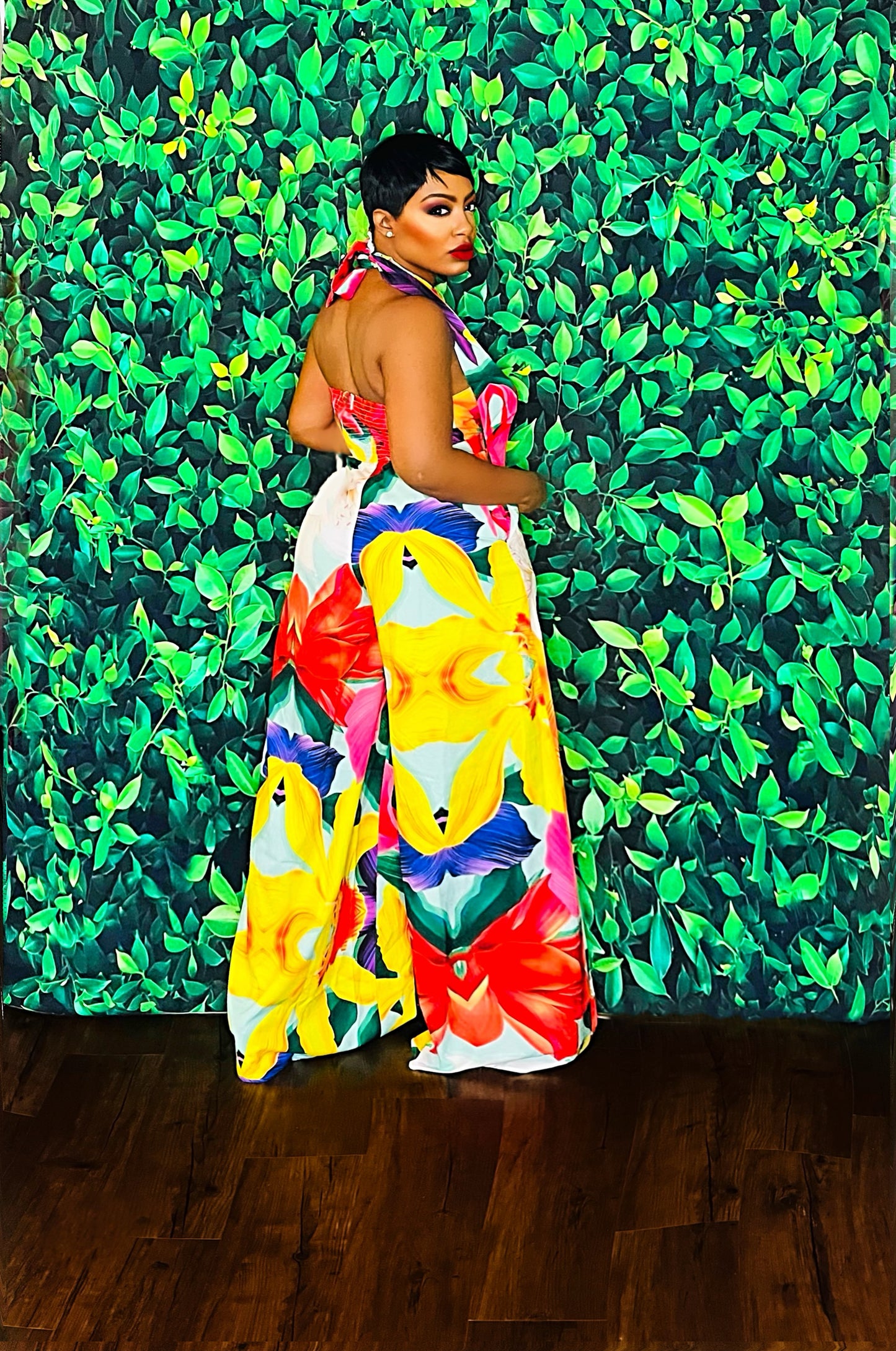 Floral Vineyard Jumpsuit