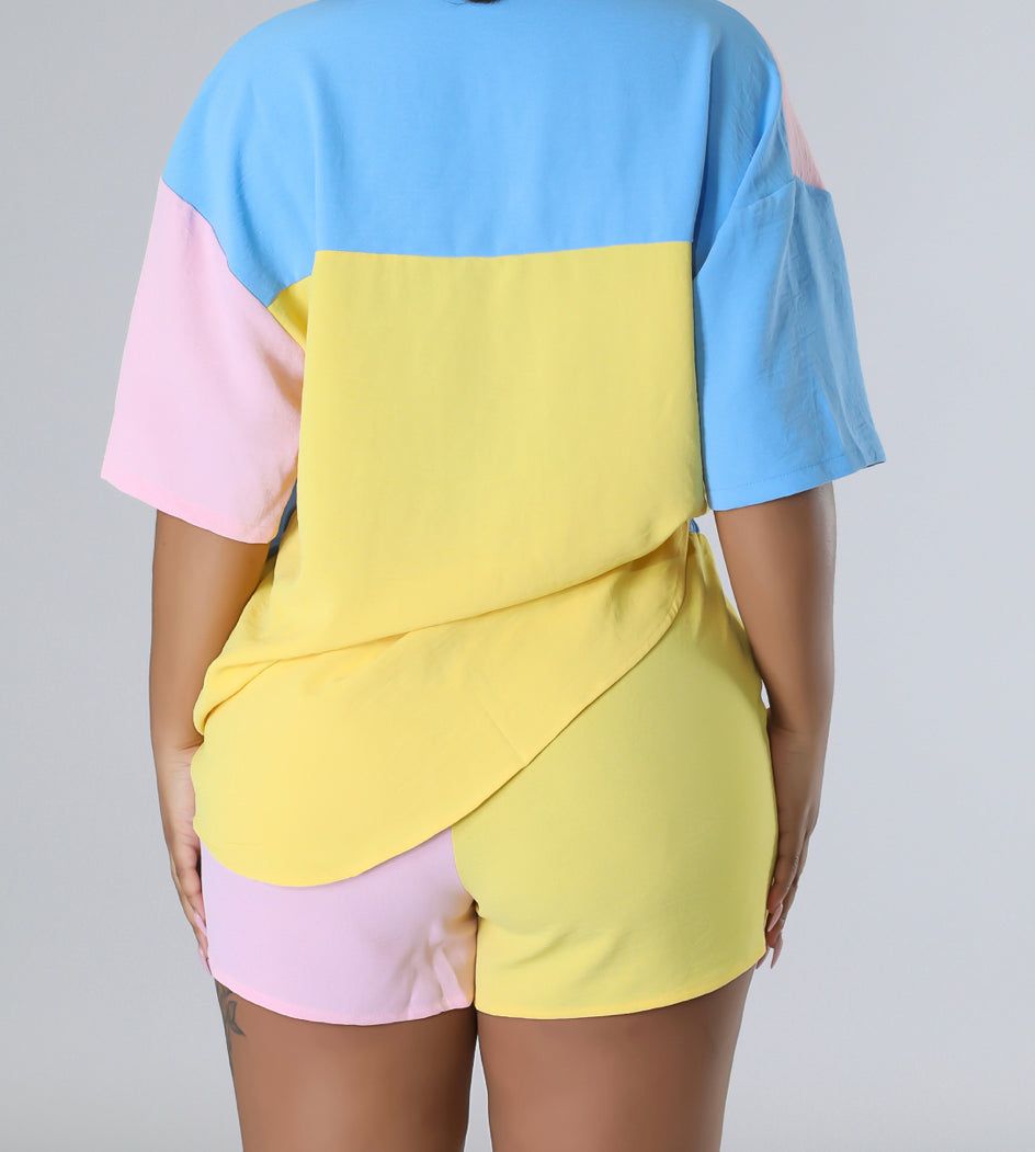 Spring Pastels Short Set