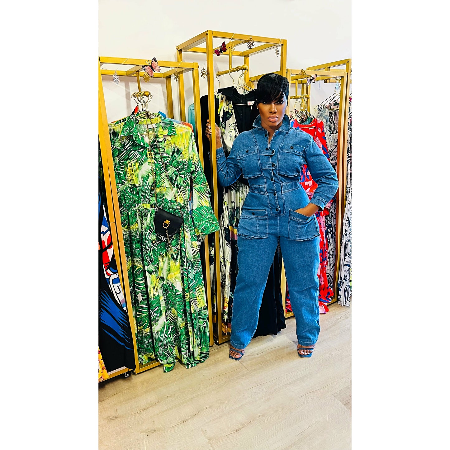 Denim Chamber Jumpsuit