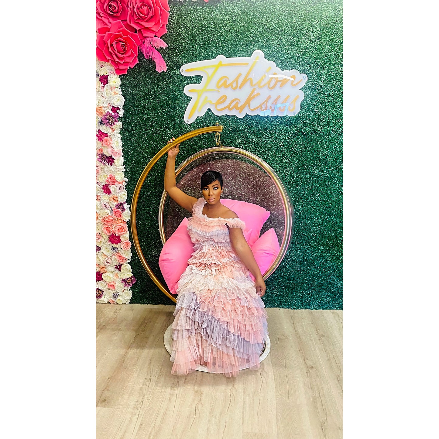 Tulle Couture Maxi Dress