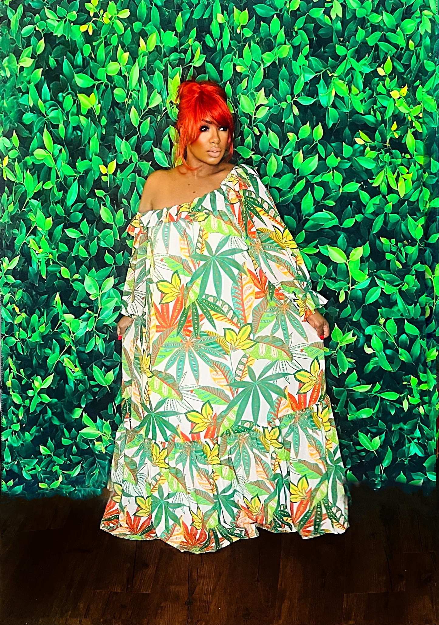 Leaf Of Life Maxi Dress