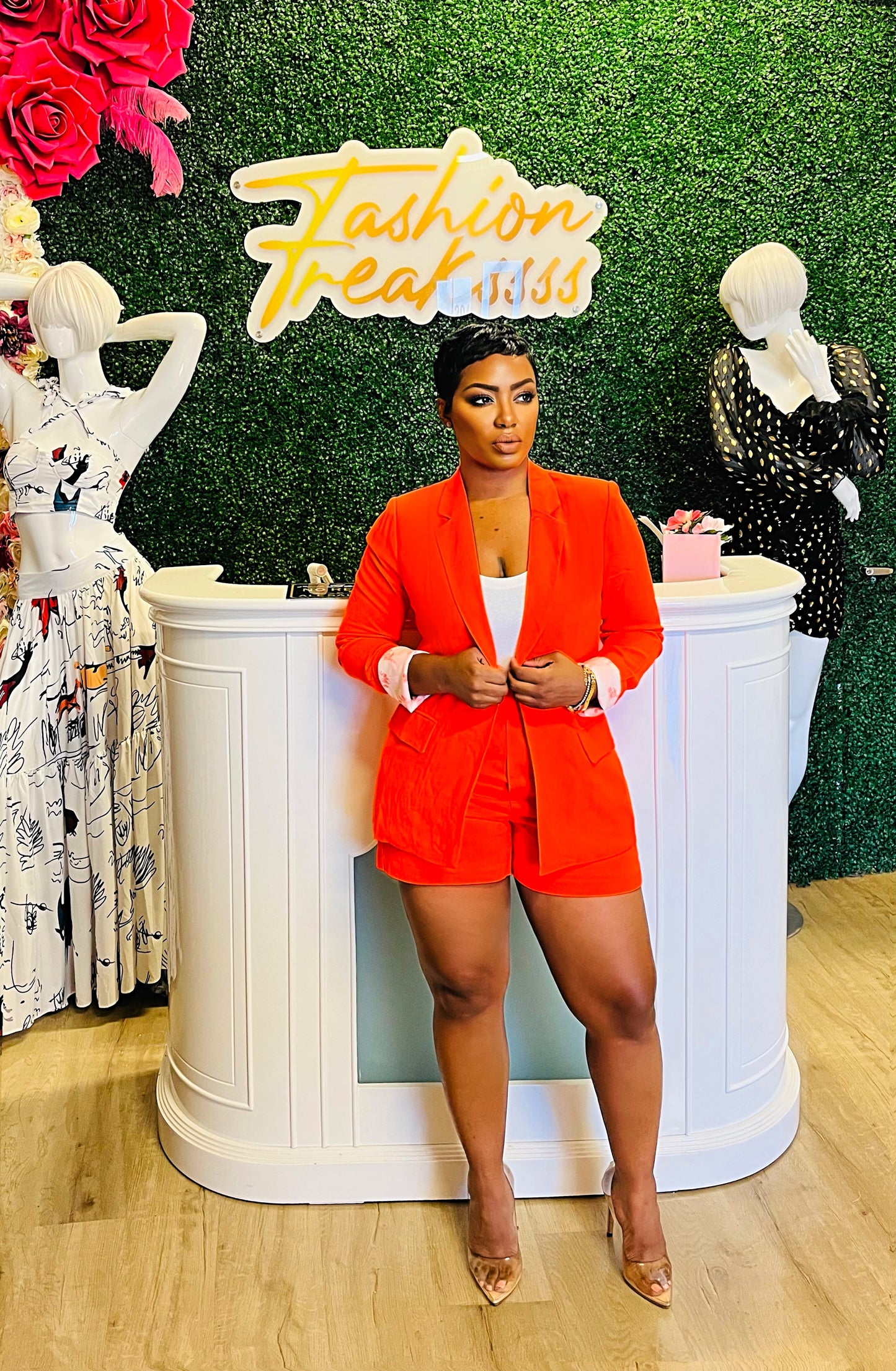 Neon Delight Short Set