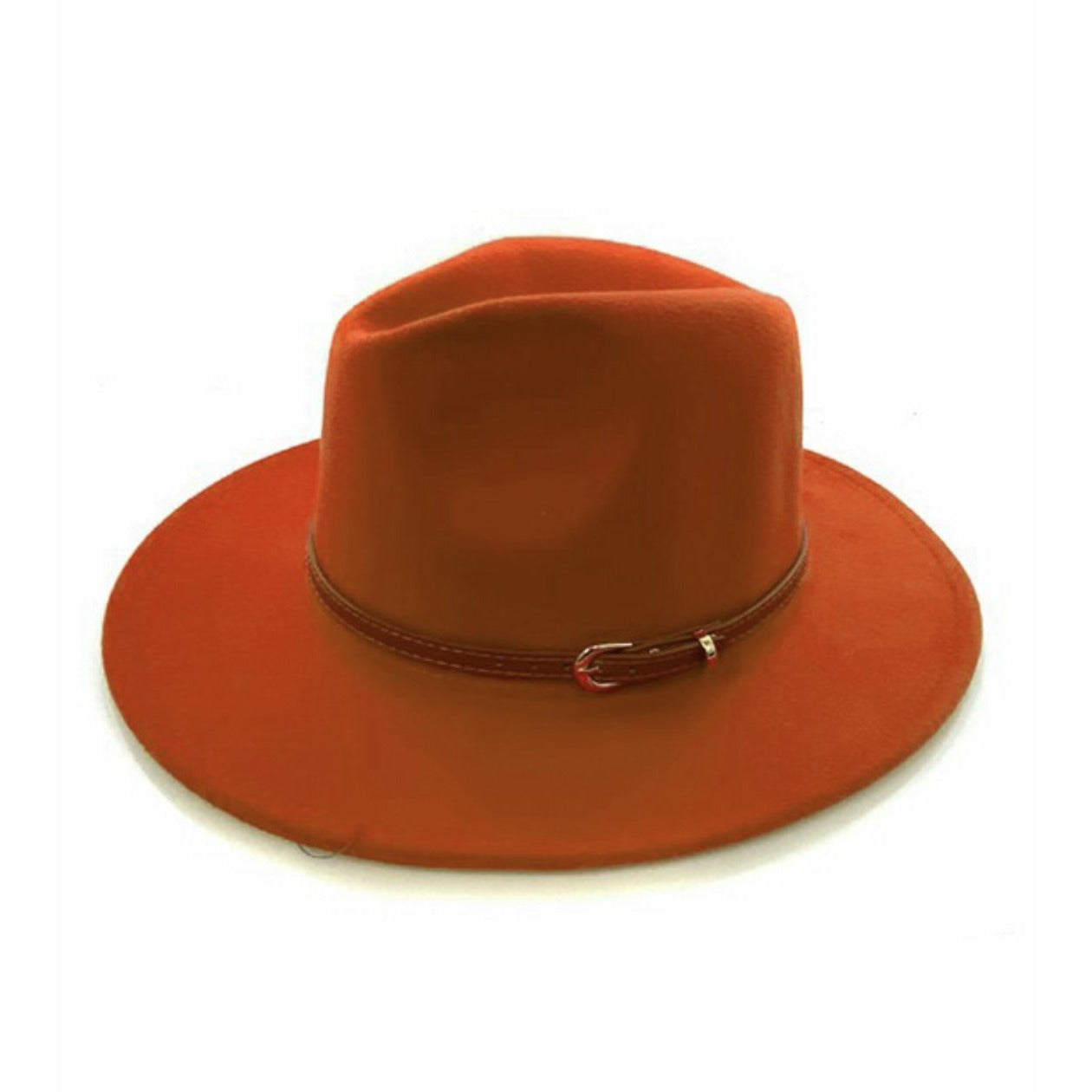 Unisex Buckle Fedora Hat