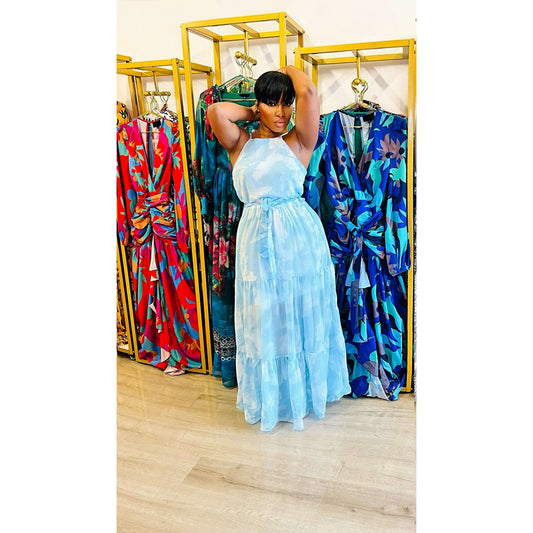 Head In The Clouds Maxi Dress