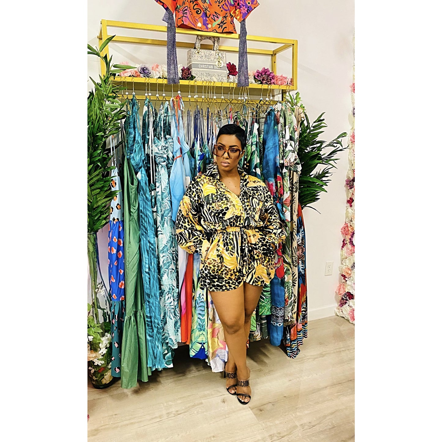 Danger Zone Romper (Small- 3X)