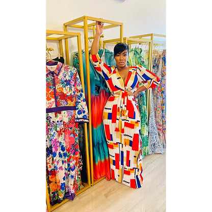 Ms Fancy Pleated Skirt Set