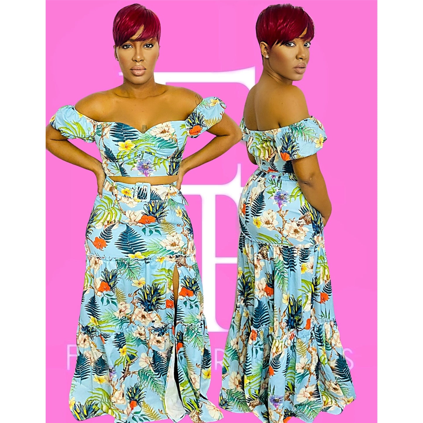 Breath Of Fresh Air Skirt Set