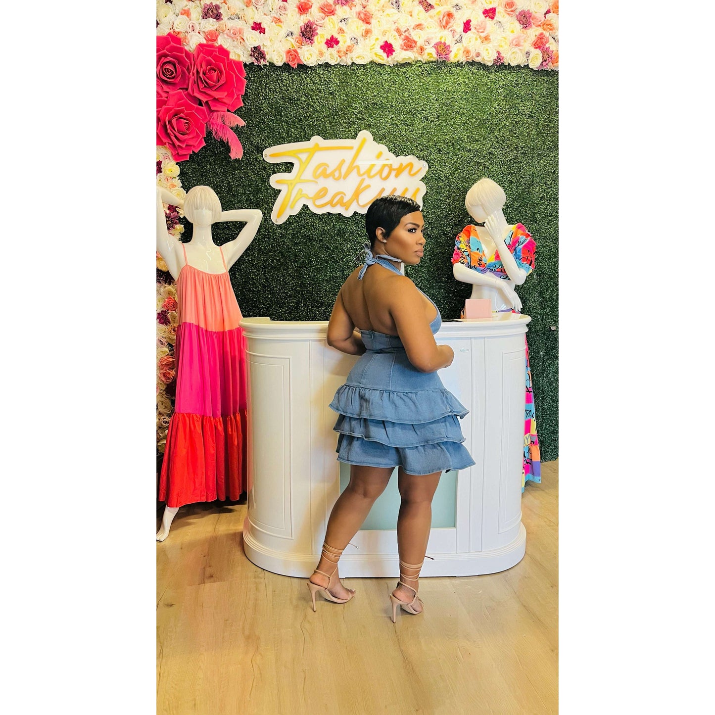 Too Sassy Denim Dress