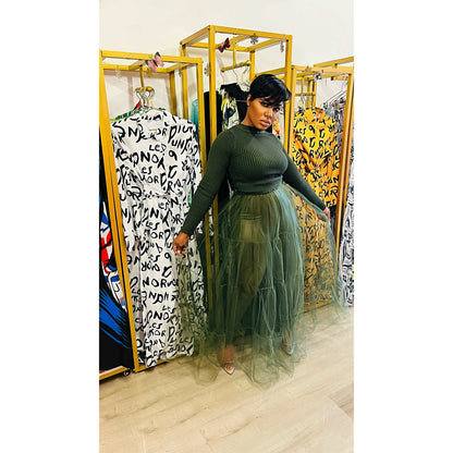 They Can’t Stop Me Tulle Sweater